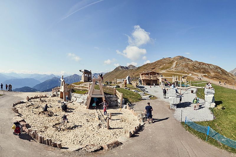 Kinder Bergwerk in Fiss, Tirol