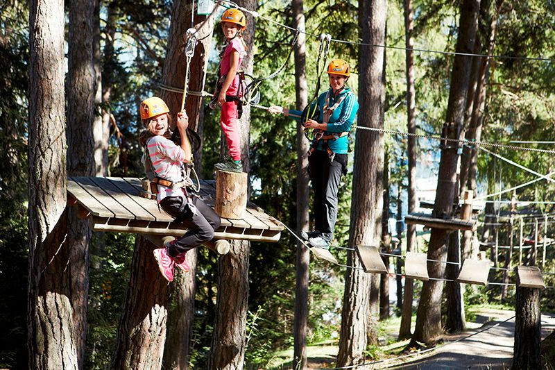 Climing at the Waldseilpark X Trees